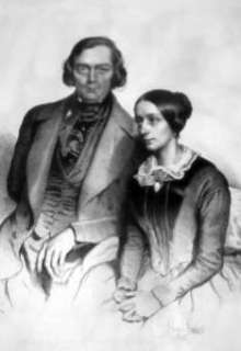 Robert et Clara Schumann en 1847 &copy; Lithographie d'Eduard Kaiser (domaine public)
