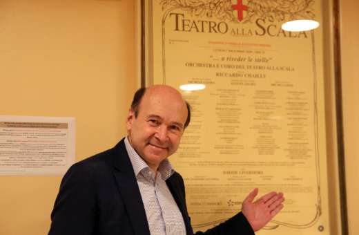Dominique Meyer at <i>a riveder le stelle</i>, December 2020 &copy; Teatro alla Scala | Brescia e Amisano