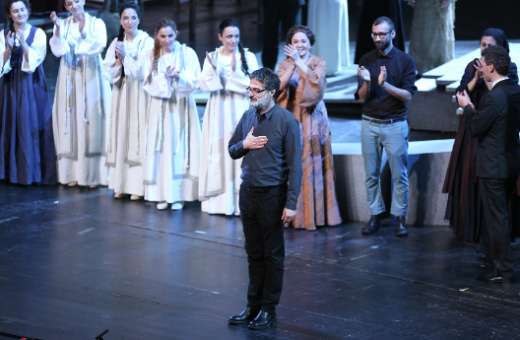 Giorgos Koumendakis at the premiere of <i>Fonissa</i>, 2016 © Harris Akriviadis