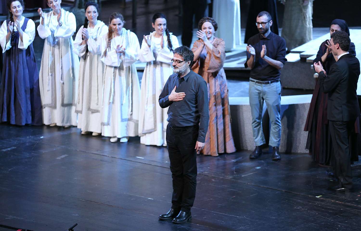Giorgos Koumendakis at the premiere of <i>Fonissa</i>, 2016 © Harris Akriviadis