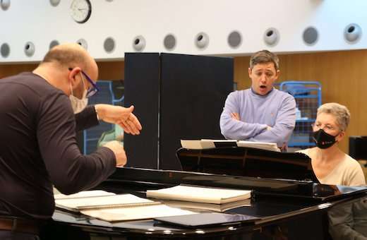 Riccardo Frizza rehearses at the Liceu, Barcelona