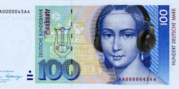 100 Mark Note - Clara Schumann