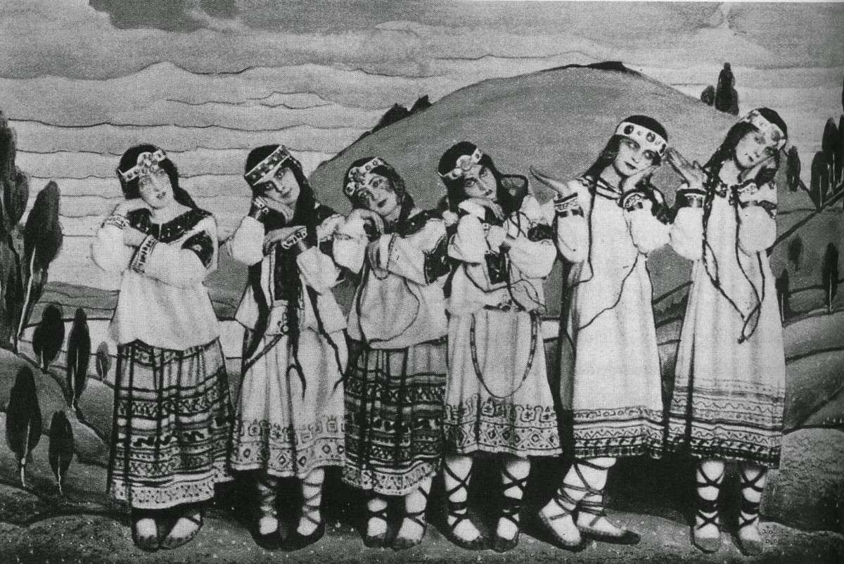 Premiere of <i>Le Sacre du printemps</i> (1913) &copy; Public domain