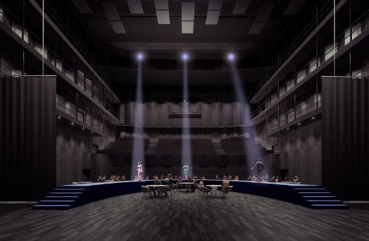 Le projet de salle modulable &copy; Henning Larsen