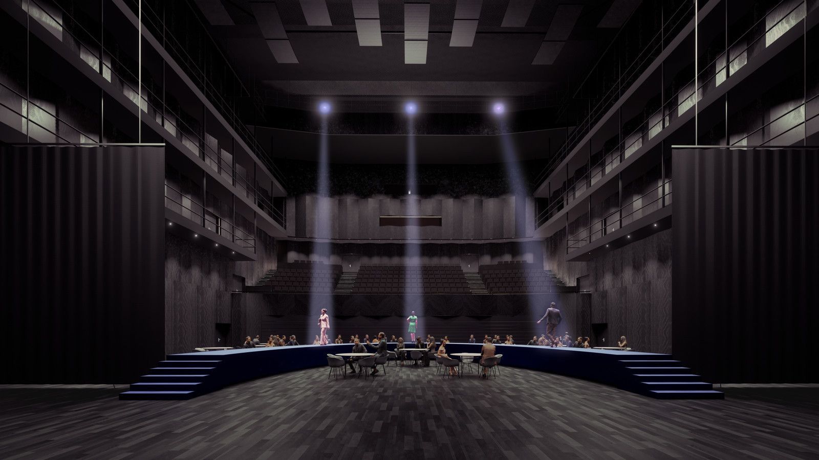 Le projet de salle modulable &copy; Henning Larsen