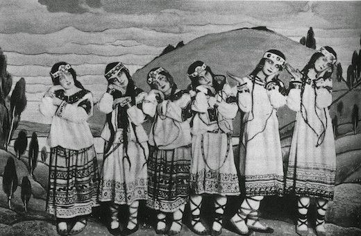 Premiere of <i>Le Sacre du printemps</i> (1913) &copy; Public domain