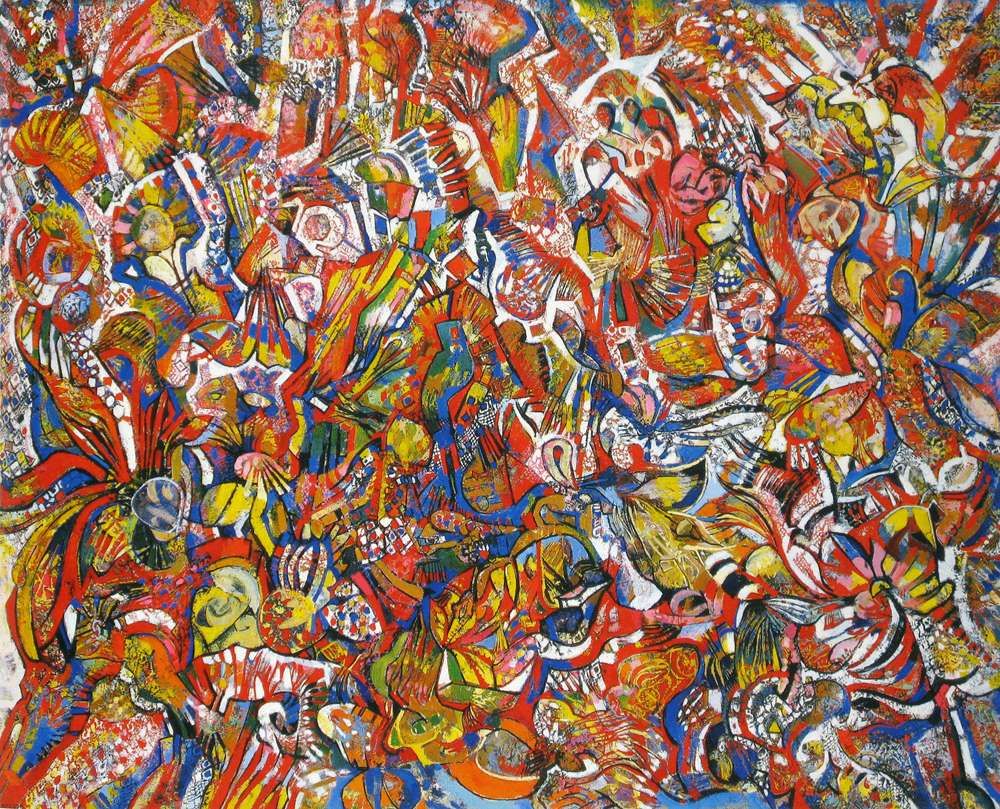 <i>Hommage à Stravinsky</i> (1976) de Endre Rozsda © Public Domain
