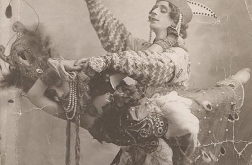 Mikhail Fokine y Tamara Karsavina en <i>El p&aacute;jaro de fuego</i> &copy; Public Domain