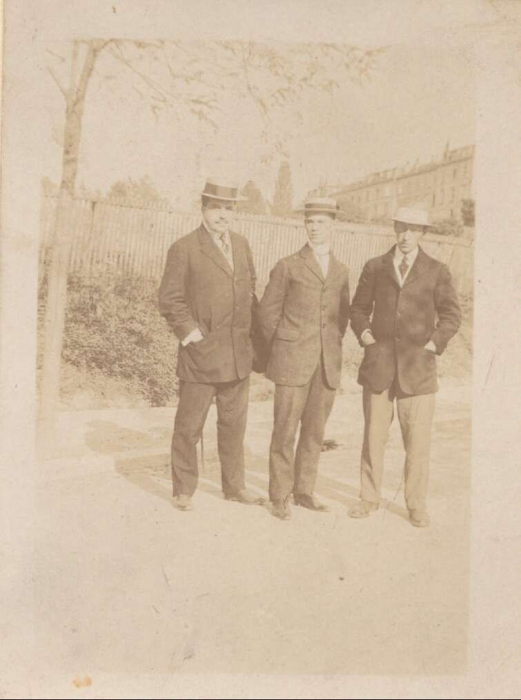 Diaghilev, Nijinsky y Stravinsky &copy; Public Domain