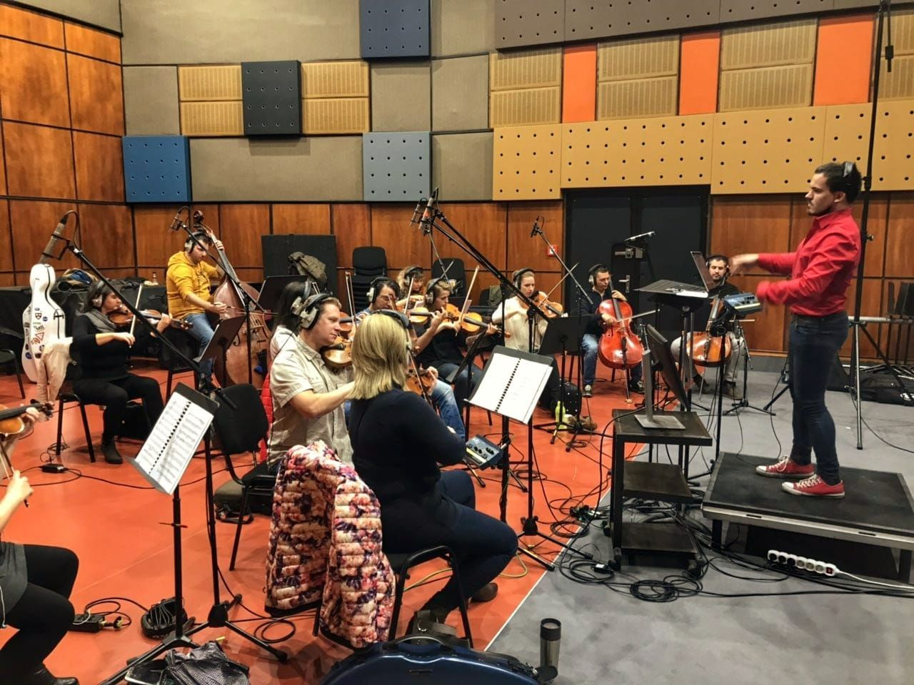 Bence Farkas rehearsing with pop band Blahalouisiana &copy; Ádám Balázs