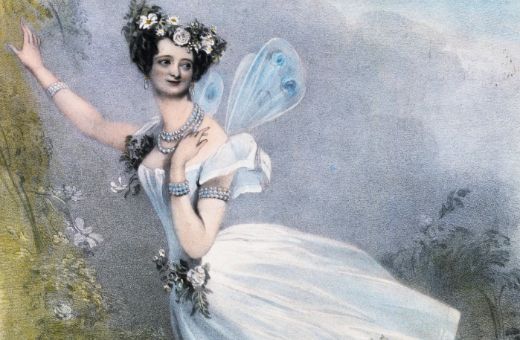 Marie Taglioni in <i>Zephire</i> © Public domain
