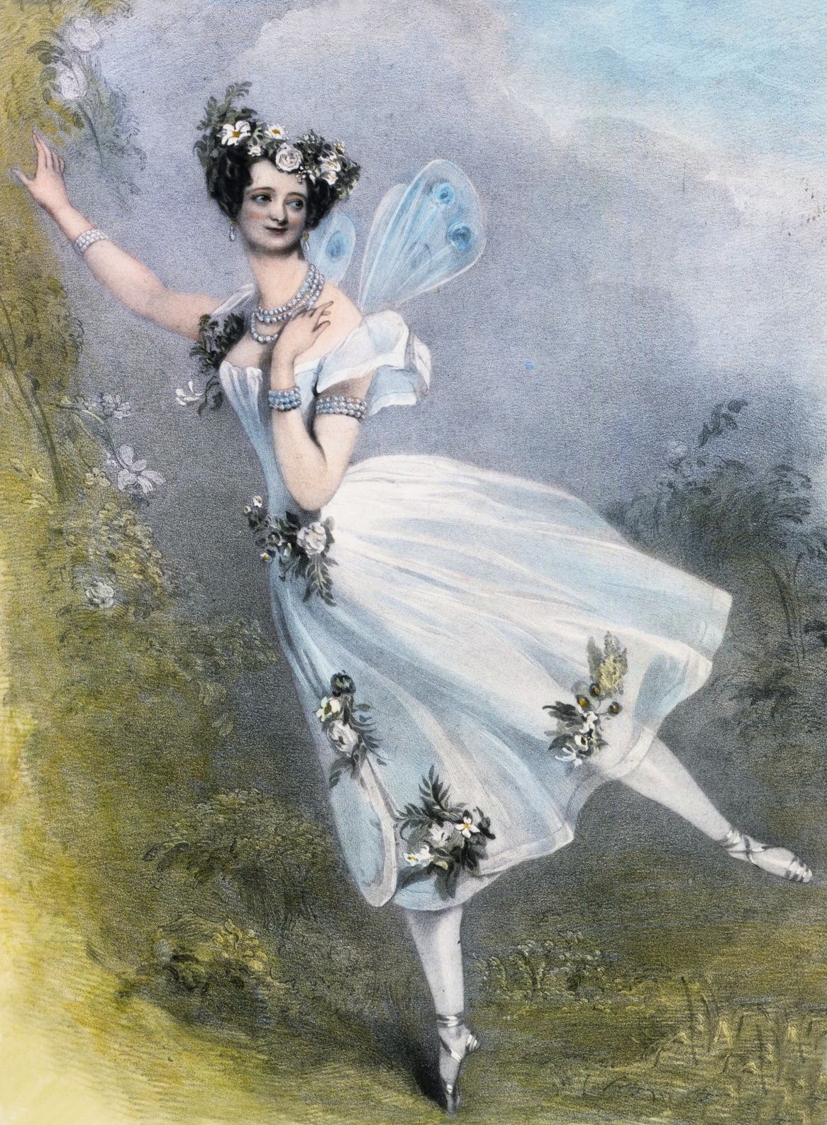Marie Taglioni in <i>Zephire</i> &copy; Public domain