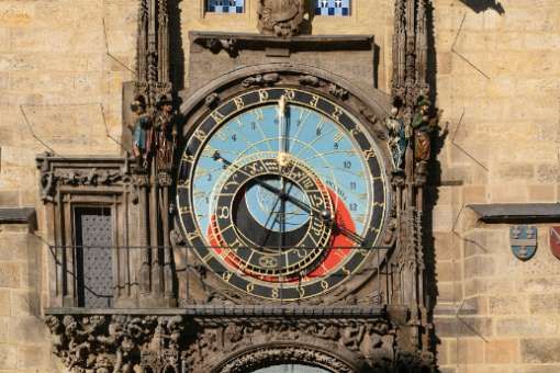 L'horloge astronomique, sur la place de la Vieille Ville © David Karlin | Bachtrack Ltd