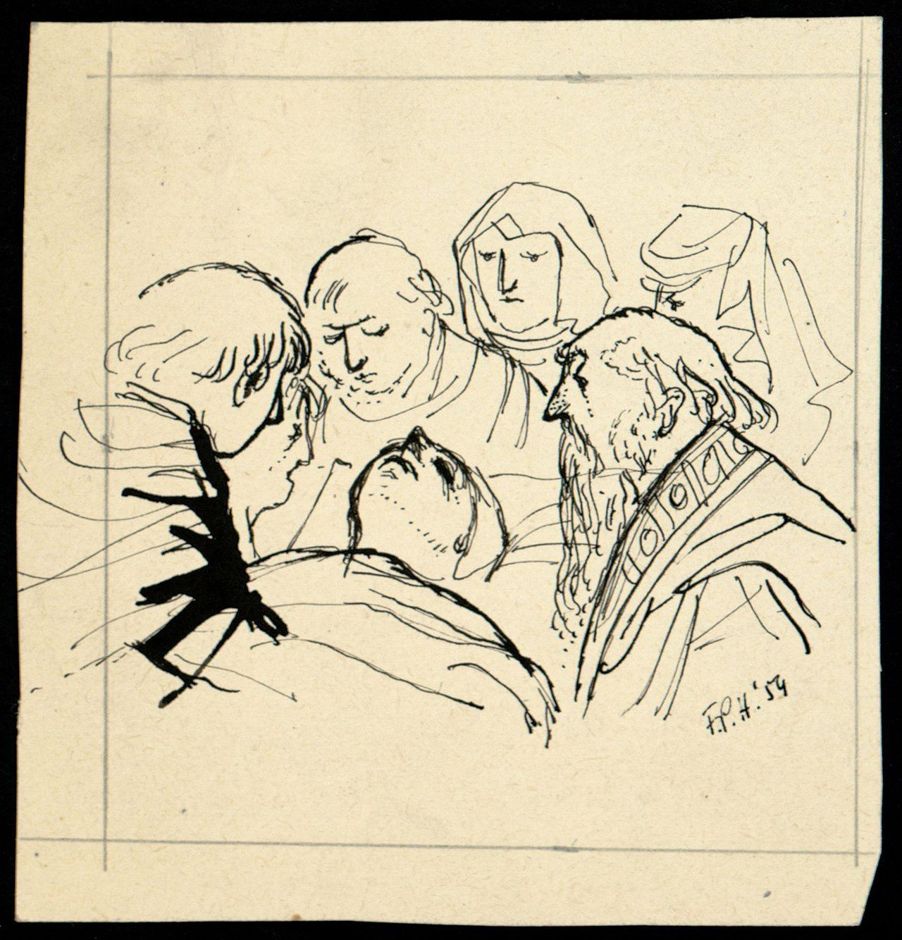 Design for booklet cover by Peter Hoffer © Public domain