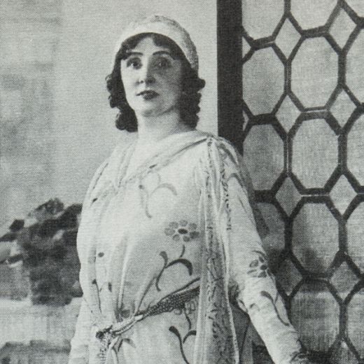 Florence Easton as Lauretta in the premiere of <i>Gianni Schicchi</i>, 14th December 1918 © Public domain