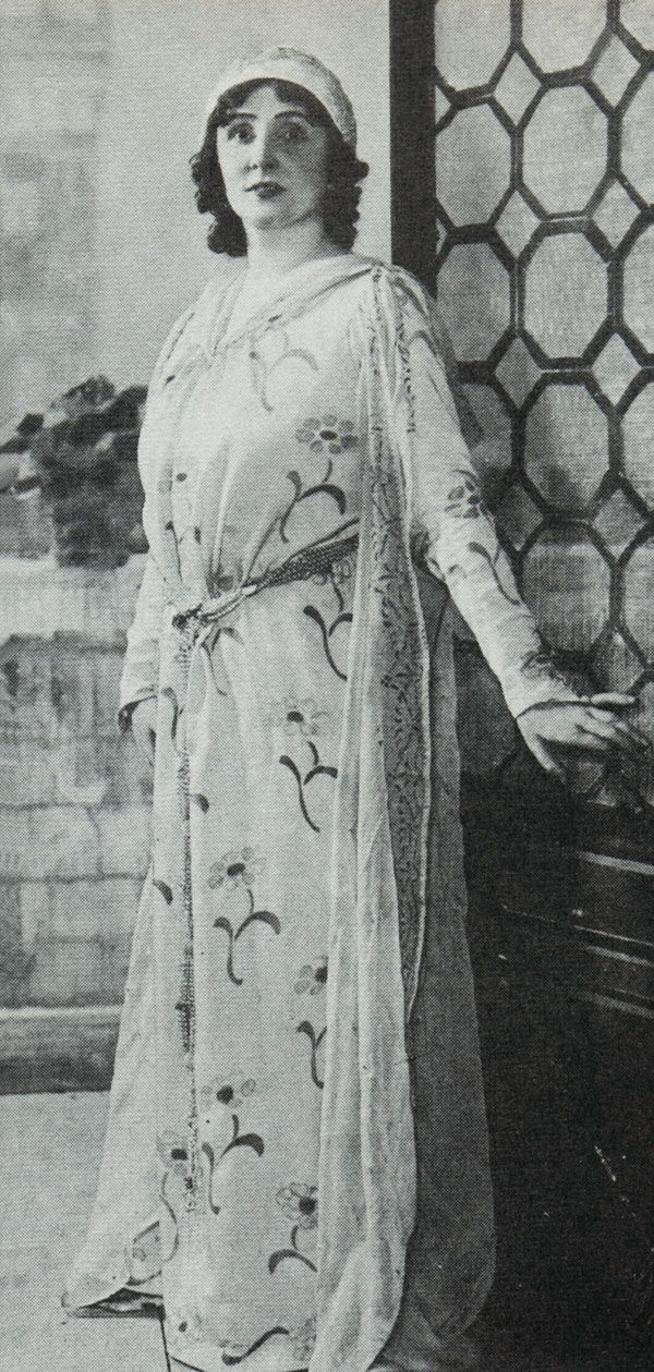Florence Easton as Lauretta in the premiere of <i>Gianni Schicchi</i>, 14th December 1918 © Public domain