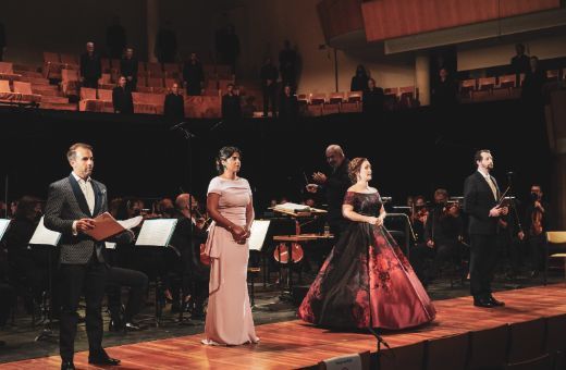 Nicolas Courjal, Amina Edris, Erin Morley, Nico Darmanin © Pierre Planchenault