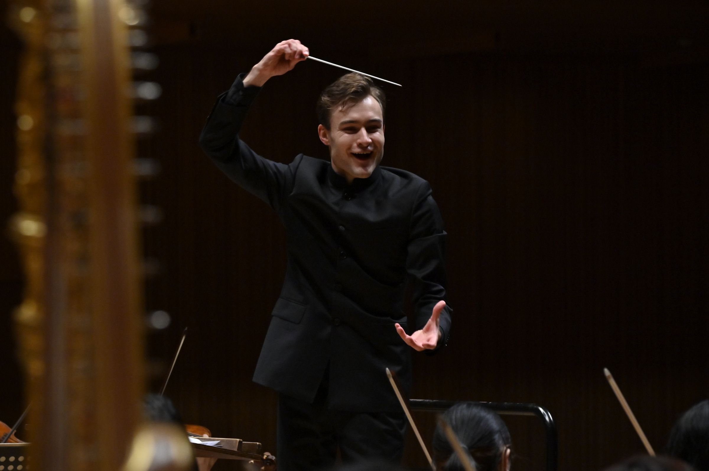Tokyo International Music Competition for Conducting third prize winner Bertie Baigent © Min-On
