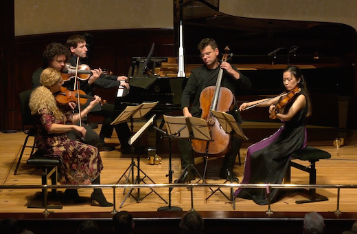 Boris Giltburg and the Pavel Haas Quartet © Wigmore Hall