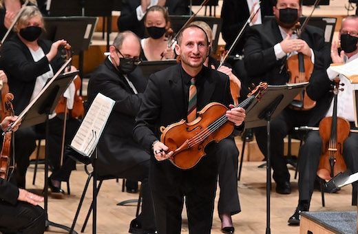 Antoine Tamestit and the LSO © Mark Allan | Barbican