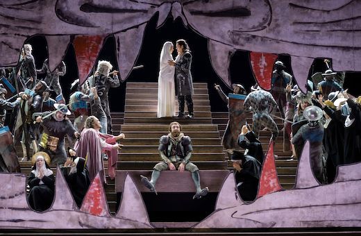 Quinn Kelsey, Marina Rebeka, Piotr Beczała, Robert Pomakov and ensemble © Monika Rittershaus