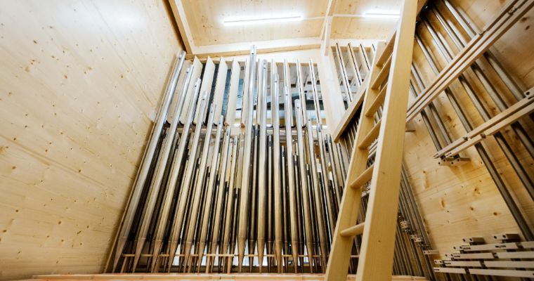 The new organ in Gothenburg &copy; Ola Kjelbye