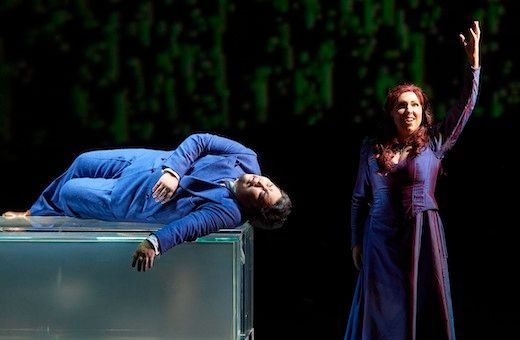 Amartuvshin Enkhbat (Nabucco) and María José Siri (Abigaille) &copy; Michael Pöhn | Wiener Staatsoper GmbH