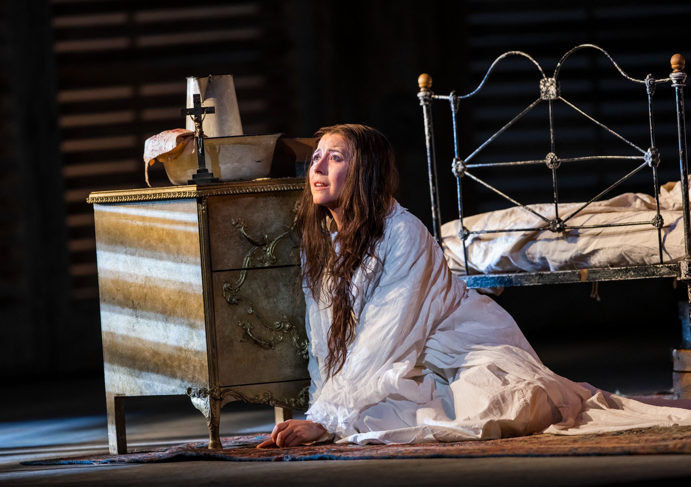 Lisette Oropesa as Violetta in Verdi's <i>La traviata</i> &copy; Royal Opera House | Tristram Kenton