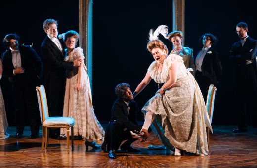 Innocent Masuku and Erin Gwyn Rossington in Pauline Viardot's <i>Cendrillon</i> &copy; Guildhall School | Helen Murray