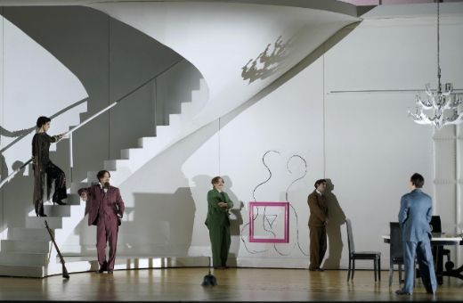 Los personajes de la ópera de <i>Parténope</i> en el Teatro Real © Javier del Real | Teatro Real