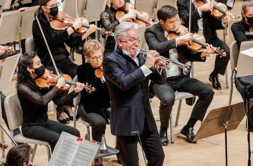 Håkan Hardenberger and the Boston Symphony © Aram Boghosian