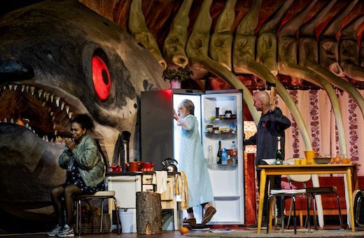 Victoria Randem (Alida), Hanna Schwarz (Old Woman) and Linard Vrielink (Asle) © Gianmarco Bresadola