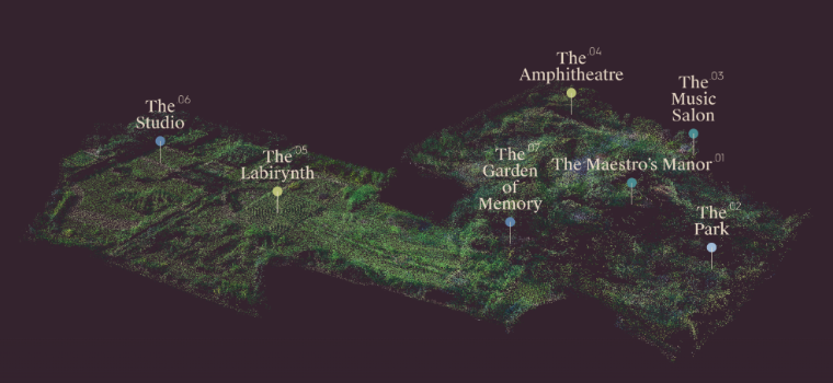 Penderecki's Garden: digital map © Penderecki's Garden