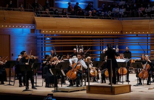 Kerson Leong, Stéphane Tétreault, Erina Yashima and Orchestre Métropolitain © François Goupil