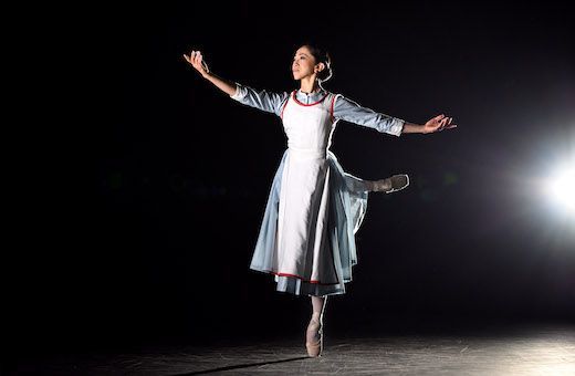 Erina Takahashi in Raymonda's nurse costume designed by Antony McDonald &copy; Laurent Liotardo