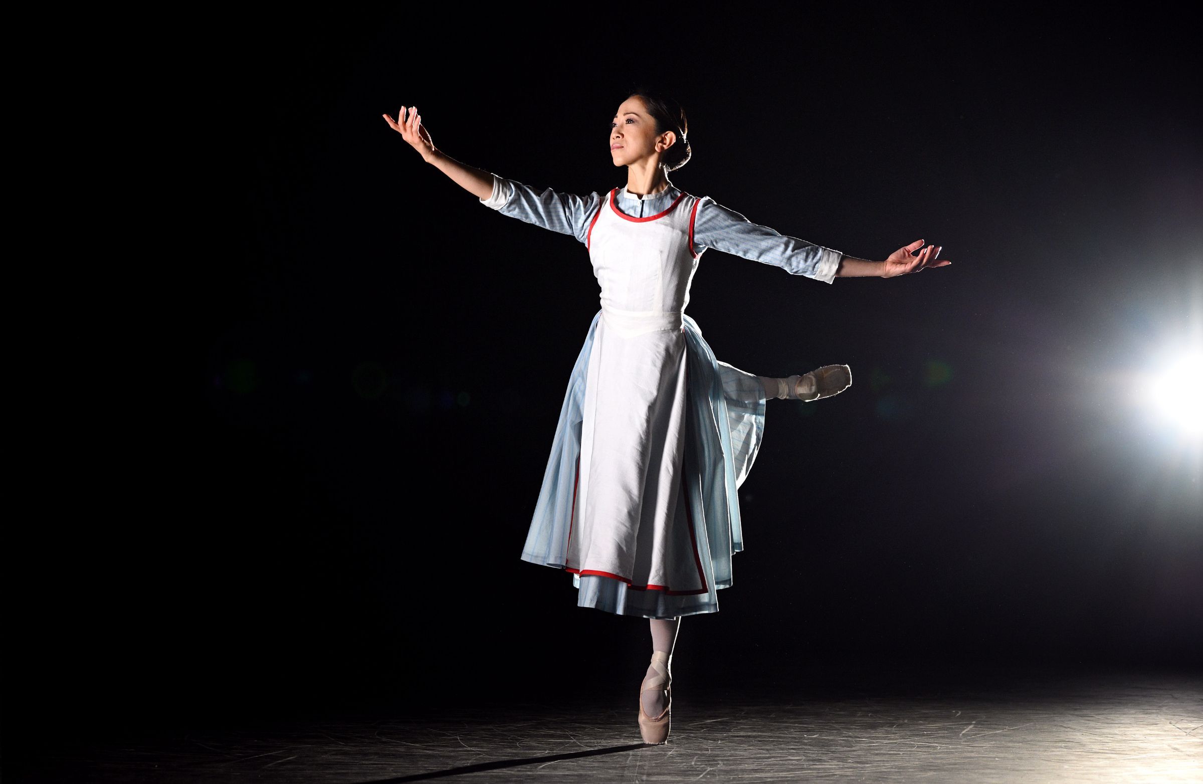 Erina Takahashi in Raymonda's nurse costume designed by Antony McDonald &copy; Laurent Liotardo
