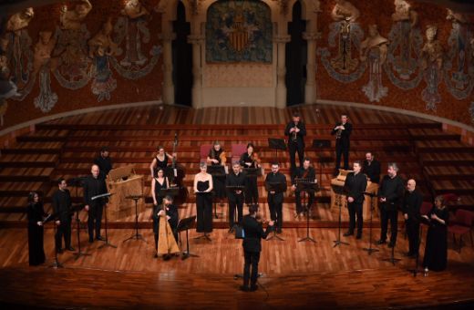 Albert Recasens dirige La Grande Chapelle en el Palau de la Música &copy; A. Bofill | Palau de la Música