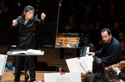 Elim Chan and Igor levit © Winslow Townson