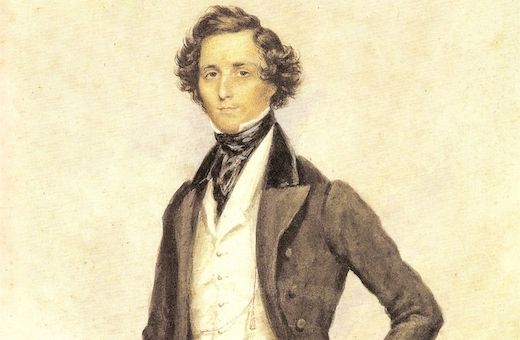 Felix Mendelssohn, portrait by James Warren Childe (1830) © Public domain