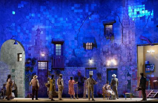 Escena de <i>Entre Sevilla y Triana</i> © Javier del Real | Teatro de la Zarzuela
