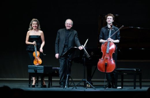 Anne-Sophie Mutter, Lambert Orkis y Lionel Martin © Festival Internacional de Música de Canarias