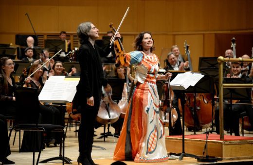 Sharon Roffman and Patricia Kopatchinskaja © Royal Scottish National Orchestra