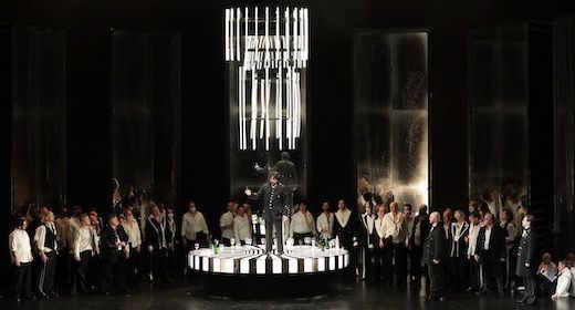 Najmiddin Mavlyanov (Hermann) and ensemble &copy; Brescia e Amisano | Teatro alla Scala
