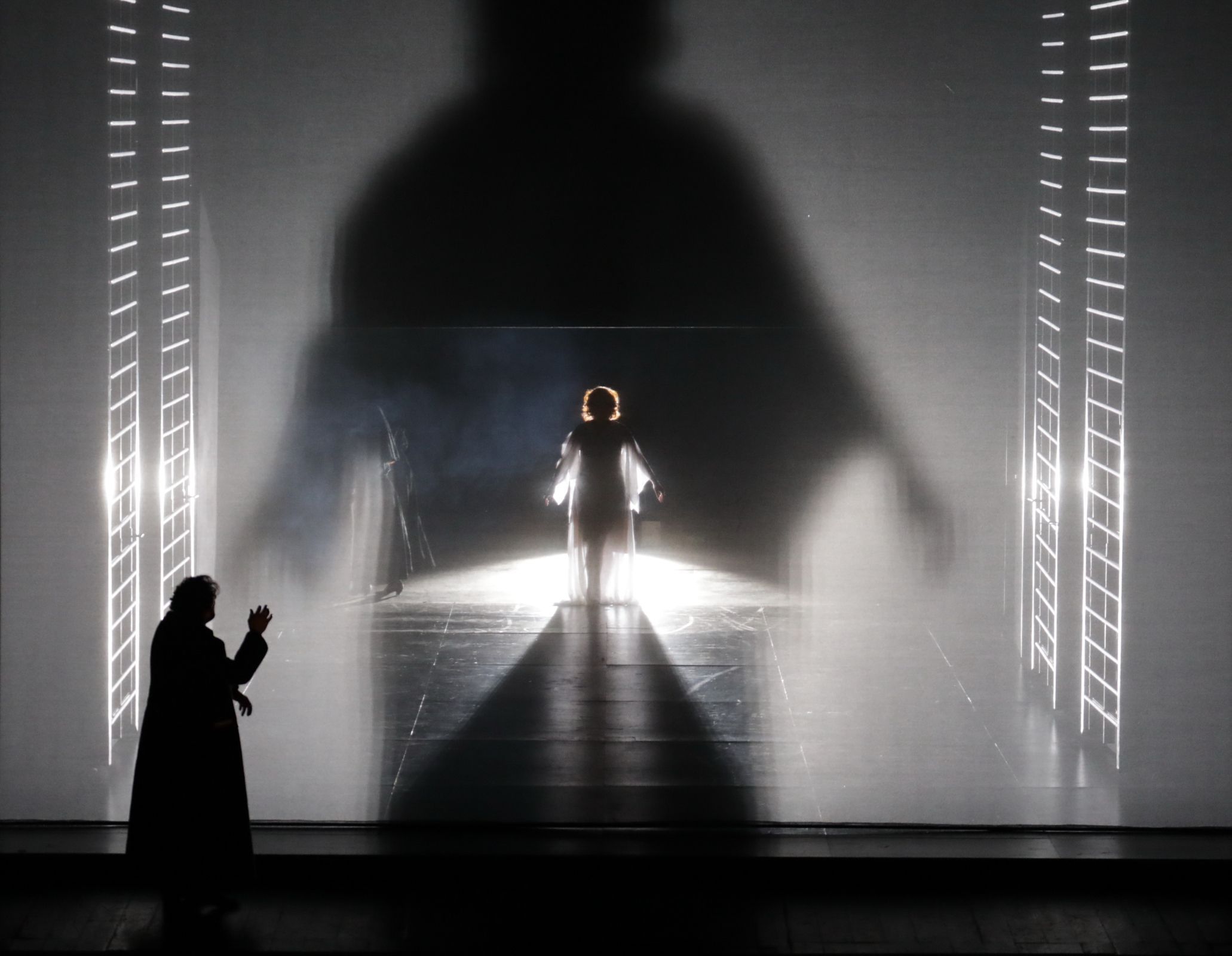 Najmiddin Mavlyanov (Hermann) and Julia Gertseva (Countess) &copy; Brescia e Amisano | Teatro alla Scala
