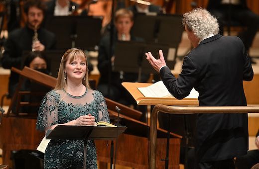 Lucy Crowe and Harry Christophers © Mark Allan | LSO/Barbican