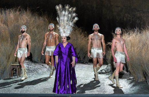 Venera Gimadieva (Queen of Shemakha) and dancers &copy; Andrew Beveridge