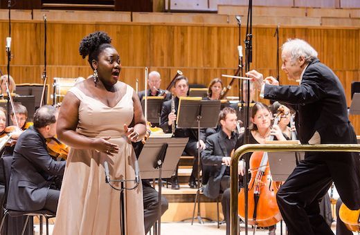 Masabane Cecilia Rangwanasha and Ádám Fischer © The OAE