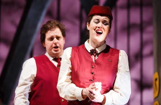Jonathan Forbes Kennedy (Steward) and Charlotte Richardson (Stewardess) © Robert McFadzean | RCS