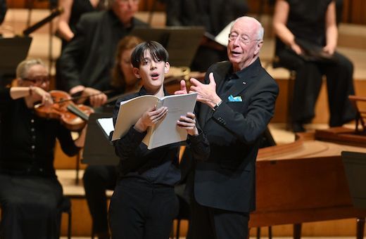 Leo Jemison and William Christie © Mark Allan | Barbican