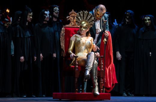 Svetlana Aksenova (Grete) and Ivo Hrachovec (Baron) © Zdeněk Sokol